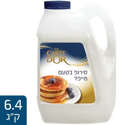 סירופ בטעם מייפל קארט דאור מיכל (גלון) 6.4 ק"ג